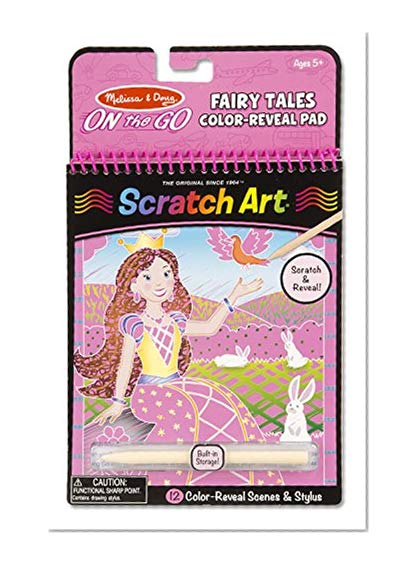 Book Cover Melissa & Doug On the Go Scratch Art Color-Reveal Activity Pad - Fairy Tales