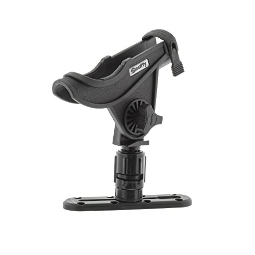 Scotty 0282-BK Baitcaster Rod Holder with Gearhead & Track