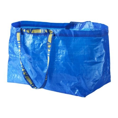 Book Cover Ikea 172.283.40 Frakta Shopping Bag, Large, Blue, Set of 5