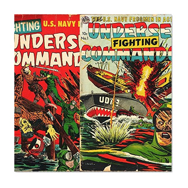 Fighting Undersea Fighting Commandos. The U.S Navy Frogmen in action. Issues 1 and 2. Golden Age Digital Comics