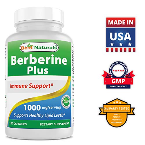 Book Cover Best Naturals Berberine Plus 1000mg/Serving Supports Healthy Glucose Metabolism (Non-GMO) 120 Capsules