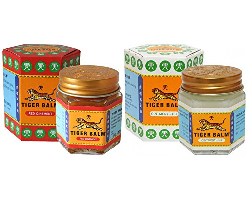 Tiger Balm Baume du Tigre Muscle Rub (Pot - 2x30g) Rouge / Blanc