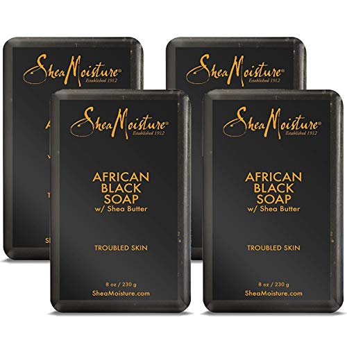 Book Cover SheaMoisture African Black Soap, 8 Ounces, Pack of 4
