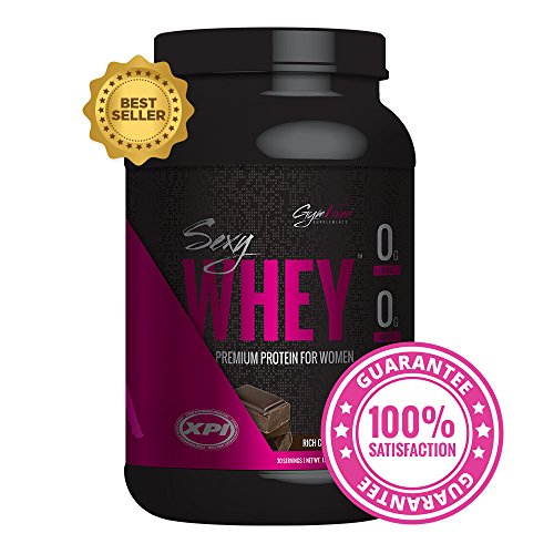 Gym Vixen Whey Protein Isolate (Rich Chocolate) 30 Serv - Best Protein Powder for Women - Great Tasting! Low Calorie, Fat Free, Zero Carb, High in Folic Acid, Vitamin D & Calcium