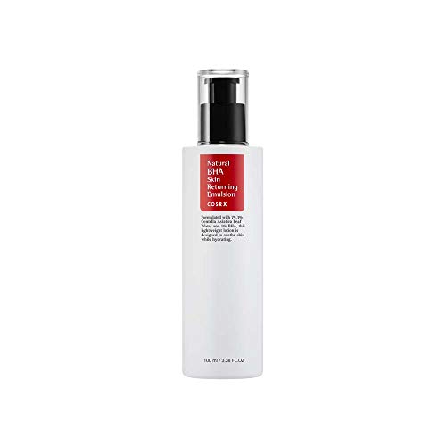 Book Cover COSRX Natural BHA Skin Returning Emulsion, 100ml, for ACNE or Oily Skin
