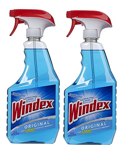 Book Cover Windex Original Glass Cleaner, 26 Ounce (Pack of 2)