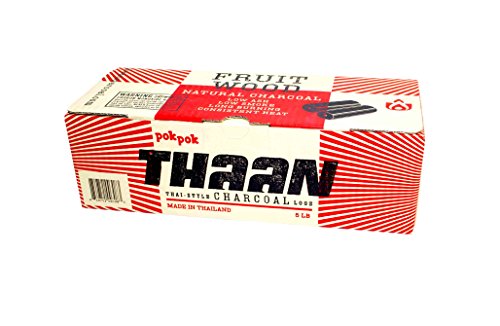Book Cover Pok Pok Thaan Thai Style Charcoal Logs, 5 lb