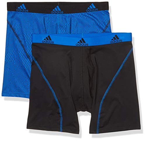adidas Men's Sport Performance Climalite Boxer Brief Underwear (2 Pack)