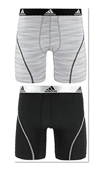 adidas Men's Sport Performance Climalite 9-Inch Midway Underwear (Pack of 2)