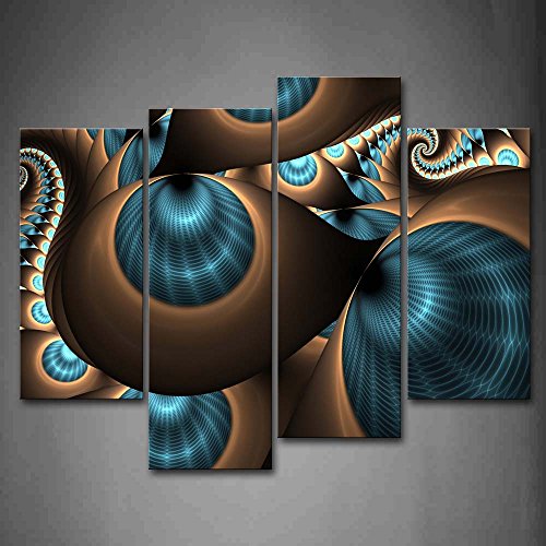 Book Cover Abstract Blue Brown Like Several Holes Wall Art Painting The Picture Print On Canvas Abstract Pictures For Home Decor Decoration Gift