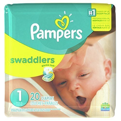 Book Cover Pampers Swaddlers Size 1 20 Count