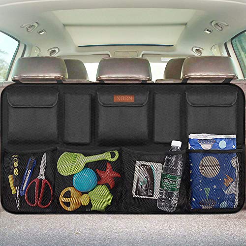 Busy Life Car Trunk Organizer Trunk Organizer For Car SUV Truck and Van | Non Slip Bottom - Comes with Extra Bottom Support - Collapsible | Must Have SUV Trunk Organizer for any Vehicle