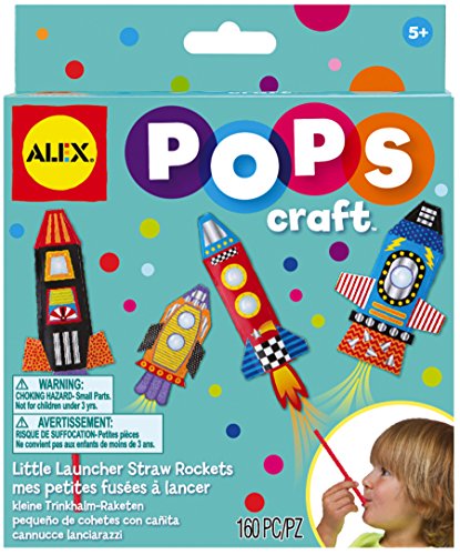 ALEX Toys POPS Craft Little Launcher Straw Rockets