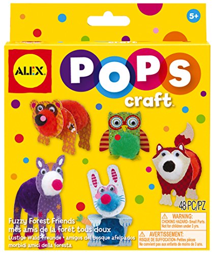 ALEX Toys Fuzzy Forest Friends POPS Craft
