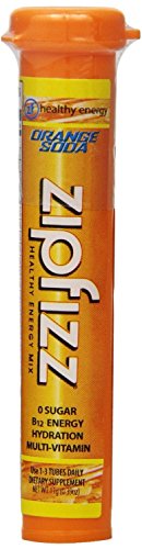 Book Cover Zipfizz Healthy Energy Drink Mix, Orange Soda, 30-count