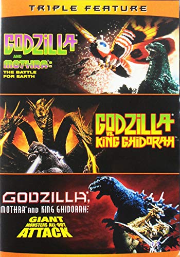 Book Cover Godzilla Vs. King Ghidorah / Godzilla Vs. Mothra (1992) / Godzilla, Mothra, and King Ghidorah: Giant Monsters All-Out Attack - Set