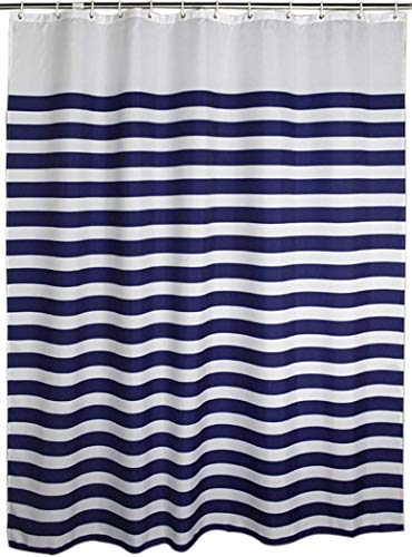 Welwo Wide Shower Curtain or Liner - 96 x 78 Inch for Bathtub with 12 Hooks Kit