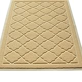 Premium Large Cat Litter Mat 35" x 23", Traps Messes, Easy Clean, Durable, Litter Box Mat with Scatter Control - Soft on Kitty Paws