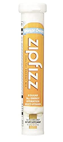 Book Cover Zipfizz Healthy Energy Drink Mix, (Orange Cream, 30-Count)