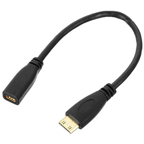 chenyang CY Type D Micro HDMI v1.4 Socket Female to Type C Mini HDMI Male Convertor Adapter Cable 10cm
