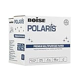 BOISE POLARIS Premium Multipurpose Copy Paper | 8.5" x 11" Letter | SPLOX (Easy Carry Box) | 97 Bright White, 20 lb. | Reamless (2,500 Sheets)