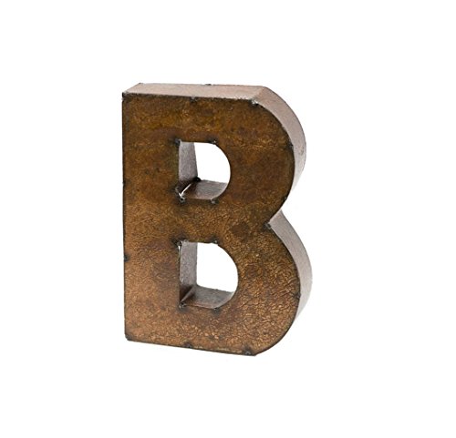 Rustic Arrow, Brown Letter B for Decor, 9-Inch