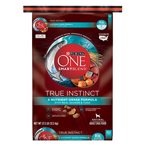 Purina ONE High Protein Natural Dry Dog Food, SmartBlend True Instinct With Real Salmon & Tuna - 27.5 lb. Bag