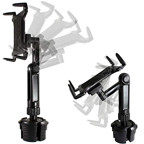 ChargerCity LongArm Xtreme Tablet Beverage Drinks Cup Holder Mount w/10inch Arm & 360Âº Swivel Adjust for All tablet like Apple iPad PRO Air Mini Samsung Galaxy Tab Surface Pro (Not for Hybrid or Hybrid)