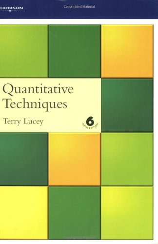 By Terry Lucey Quantitative Techniques (6th Revised edition) [Paperback]