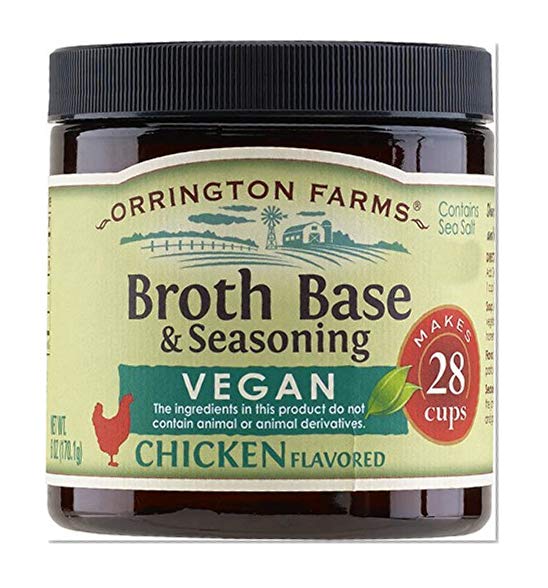 Book Cover Orrington Farms All Natural Vegan Broth Base & Seasoning, Chicken, 6 Ounce