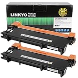 LINKYO Replacement for Brother TN660 TN-660 TN630 TN-630 Toner Cartridge (Black, High Yield, 2-Pack)