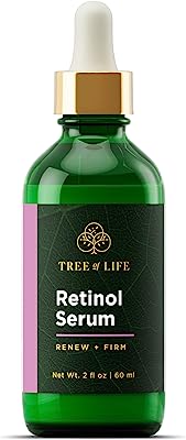 Book Cover Tree of Life Retinol Serum for Face Wrinkles | Renewing Facial Serum with Botanical Hyaluronic Acid, 2 fl oz