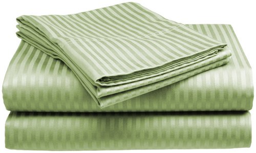 Book Cover Millenium Linen  King Size Bed Sheet Set - Sage - 1600 Series 4 Piece - Deep Pocket  -  Cool and Wrinkle Fre e - 1 Fitted, 1 Flat, 2 Pillow Cases