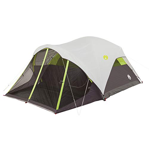 Book Cover Coleman Steel Creek Fast Pitch Dome Tent with Screen Room, 6-Person