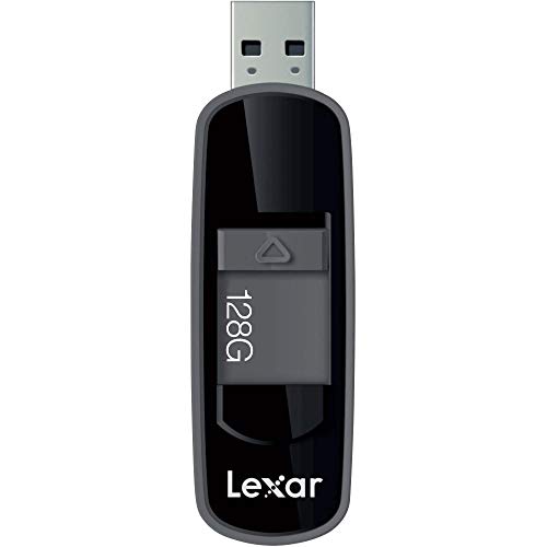 Lexar JumpDrive S75 128GB USB 3.0 Flash Drive (White/Black)
