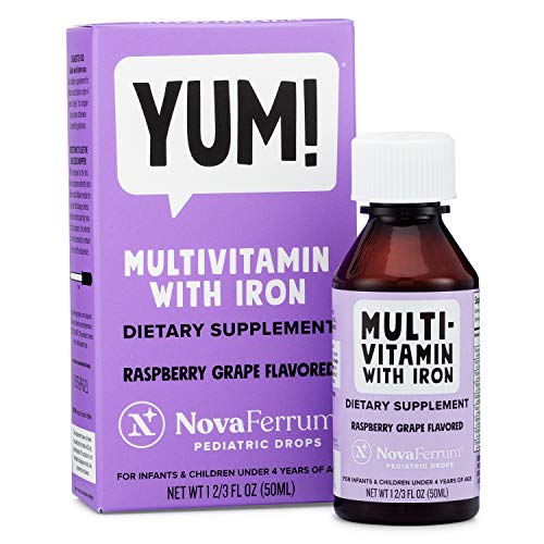 Book Cover NovaFerrum Multivitamin with Iron for Infants and Toddlers 2 fl oz (50 mL)