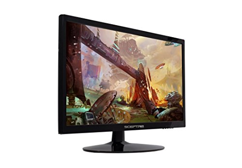 Book Cover Sceptre 22 Inch 75Hz LED 1080p Full HD Monitor With HDMI VGA Ports, Build-in Speakers, Metal Black