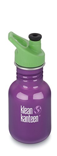 Klean Kanteen Kid Kanteen Classic Sport Single Wall Stainless Steel Kids Water Bottle with Sport Cap 3.0 Sugar Plum