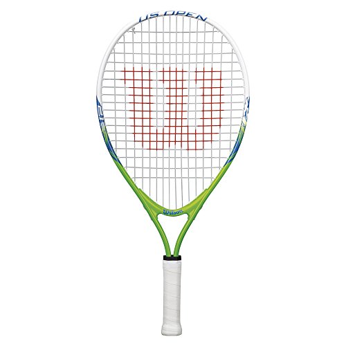 WILSON Youth US Open Recreational Tennis Racket - Green/Yellow, 21"