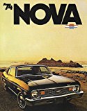 1974 CHEVY NOVA DEALERSHIP COLOR SALES BROCHURE - ADVERTISMENT FOR Custom, SS, Super Sport, Coupe. - CHEVEROLET 74
