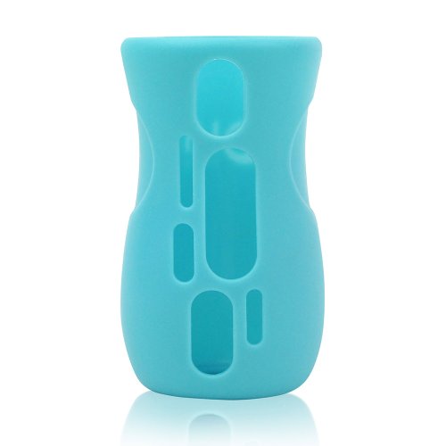 Olababy Silicone Sleeve for Avent Natural Glass Bottles (9 oz, Blue)