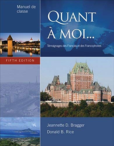 By Jeannette D. Bragger Manuel de Preparation for Quant a Moi, 5th Edition (5th) [Paperback]
