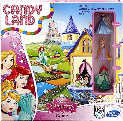 Book Cover Hasbro Gaming Candy Land Disney Princess Edition Board Game (Amazon Exclusive)