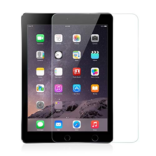 Anker New iPad 9.7 in (2018/2017) / iPad Air 2 / iPad Pro 9.7 in / iPad Air Screen Protector, Anker Tempered Glass Screen Protector with Retina Display, Anti-Scratch, Smudge-Resistant, Easy Installation