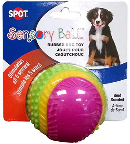 Book Cover SPOT Ethical Pets Sensory Ball Dog Toy, 3.25
