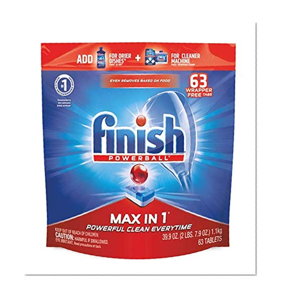 Finition Powerball Max en 1 détergent, 74 fils