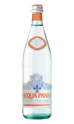 Acqua Panna Still Natural Spring Water in a Glass Bottle of 750ml/25.36 Fl.oz -Case of 15