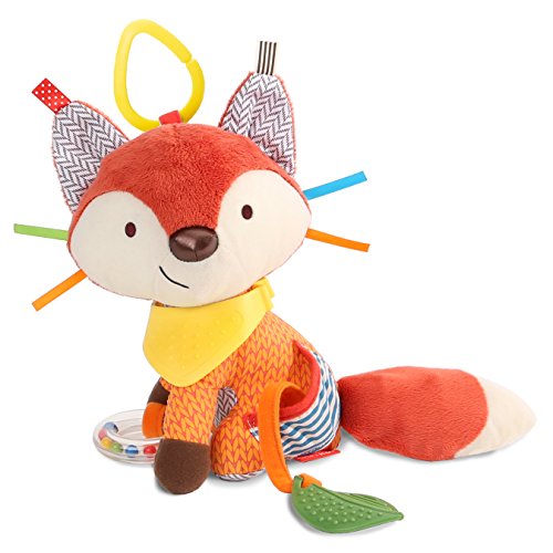 Book Cover Skip Hop Bandana Buddies Baby Activity and Teething Toy with Multi-Sensory Rattle and Textures, Fox