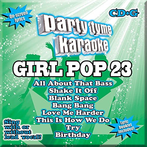 Book Cover Party Tyme Karaoke - Girl Pop 23 [8+8-song CD+G]
