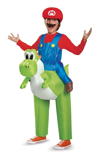 Book Cover Disguise 85150CH Mario Riding Yoshi Child Costume, One Color, One Size Child